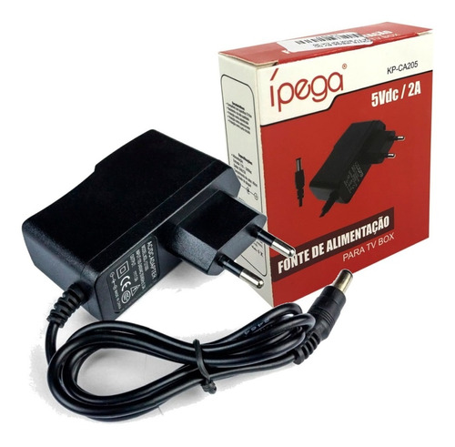 Fonte De Alimentação 5v / 2a Bivolt Automática Tv Box P4 2,1