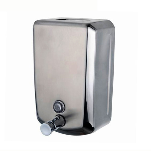 Dispenser Jabon Liquido 800ml Acero Inoxidable Premium Pared