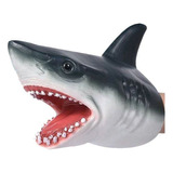 Kids Shark Puppet Role Play Toy, Soft Rubber