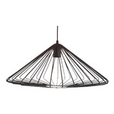 Luminária Pendente Lustre Grande Aramado Chapéu