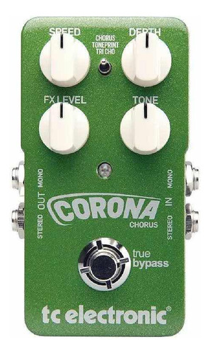 Pedal Tc Electronic Corona Chorus Cor Verde