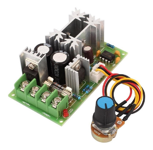 Control Pwm Velocidad Potencia Driver Motor Cd 12v 24v 20a