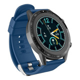 Smart Watch-400 Steren Bluetooth Multitouch Altavoz Microfon Color De La Correa Azul Color Del Bisel Negro Color De La Caja Blanco