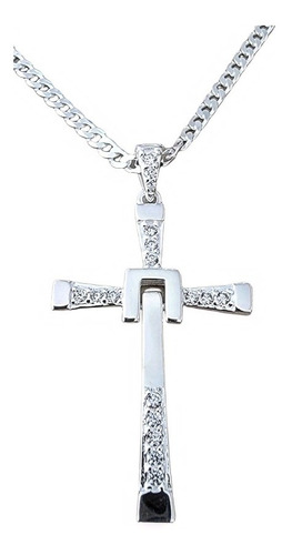 Cruz Toretto Plata 925 Pequeño Cadena 60cm 