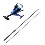 Combo Surfcasting Okuma Caña 8 Pies + Carrete +20 Accesorios