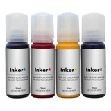 Tinta Sublimacion Splashjet P/ Epson L Pack 4 Colores Cymk