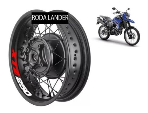 Adesivo Refletivo Roda Moto Yamaha Xtz250 Xtz 250 Lander X