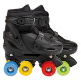 Patins Preto Color 4rodas N.30-33