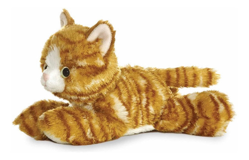 Peluche Aurora Mini Flopsie Gato Naranja Molly Gatito Lindo