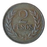Moneda Colombiana De 2 Pesos De 1977