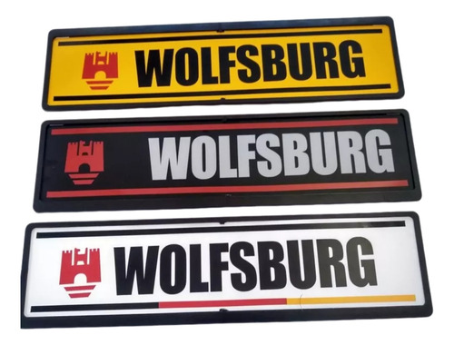 Porta Placas Europeo Wolfsburg Volkswagen