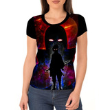 Camisa Camiseta Feminina Babylook Naruto Akatsuki Boruto 2