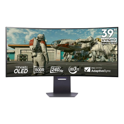 Monitor Gamer 39 LG Ultragear 0.03ms 240hz Uwqhd Oled Hdmi Gris