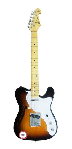 Guitarra Semi-acústica Sx Stlh 3 Tone Sunburst