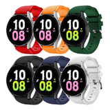 6 Correas Para Samsung Galaxy Watch 5 Pro 4 3, 20 Mm Y 22 Mm