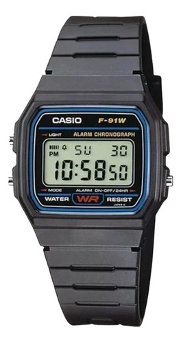 Reloj Clásico Casio F91w Original Retro Vintage 