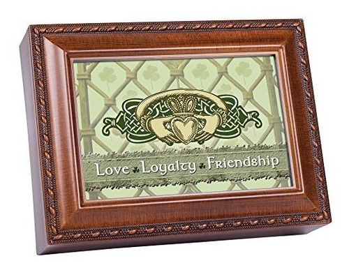 Cottage Garden Love Loveyalty Woodgrain Caja De Musica / Ca