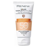 Protetor Solar Renew Com Cor Fps50  Clara 40g