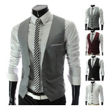 Chaleco Formal Con Cuello En V Para Hombre