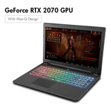 Notebook Gamer Sager, Fino & Leve, Nvidia Rtx2070 32gb Ram 