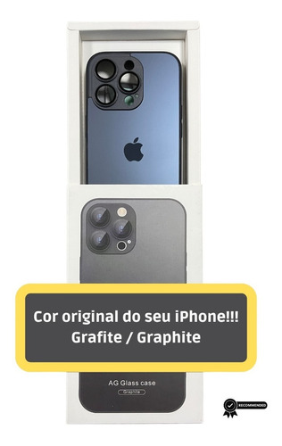 Capa Capinha Ag Glass Compativel Para iPhone 13 Ao 14promax