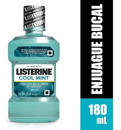 Enjuague Bucal Listerine Cool Mint X 180 - mL a $53