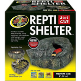 Zoomed Reptishelter Mediano Escondite Humedo Cueva Reptiles