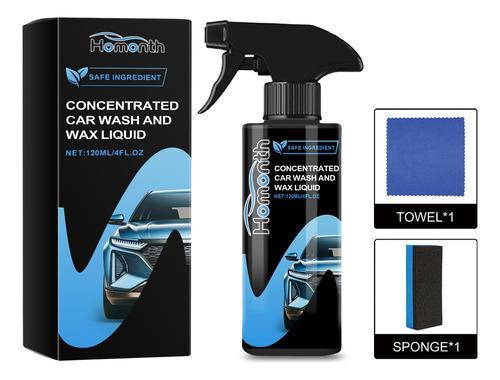 Kit De Lavado De Autos Sin Agua M Washup 3 En 1 Washup Car W