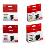 Cartucho Original Canon Pgi-1100xl Pack De 4 Nuevos!!