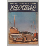 Qm Revista Velocidad N° 150 Ene 1963 Road Test Rambler 