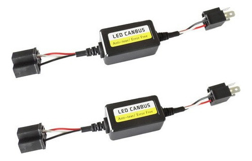 2 Piezas Led Faro Canbus Resistencia Noerror Decodificador