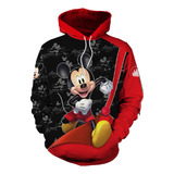 Sudadera Casual Con Diseño De Mickey Mouse Sonriendo