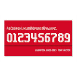 Tipografía Liverpool Font Vector 2022-2023 Archivo Ttf, Eps