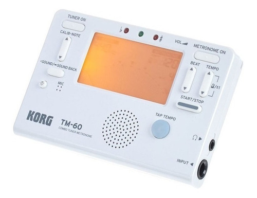 Metronomo C/afinador Korg Tm-60 Wh (branco)