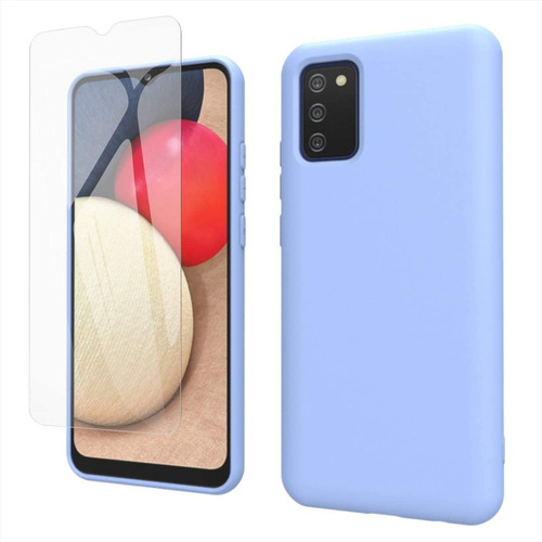 Carcasa Silicona Antihuellas Para Samsung Galaxy A02s 