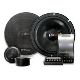 Set De Medios Powerbass S-60c 6.5 PLG 2 Vias Tweeter 210w