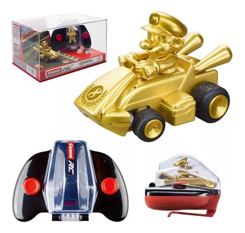 Mario Kart Mario Gold Mini Racers Control Remoto 2021