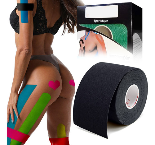 Kinesiology Taping Fita Adesiva Fisioterapia Bandagem 5 Mts