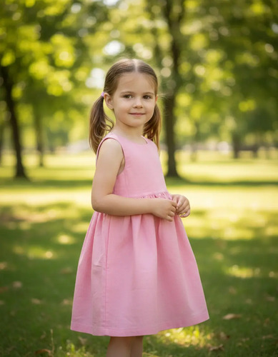 Vestido Para Niña Infantil Primavera Casual Fiesta
