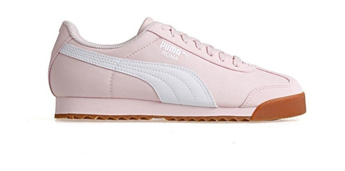 Tenis Puma Roma Basic Rosa Blanco Mujer 359841-15