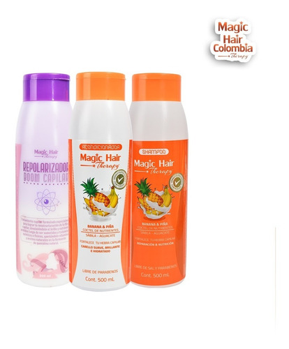 Kit Magic Hair Anticaida + Repolarizador - Ml A $26