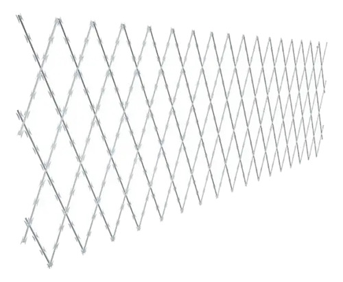 8 Metros Rede Concertina Laminada 0,5m De Altura Scudo