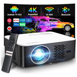 Proyector 4k Compatible Con Android Tv 10.0 5g Wifi Bluetoot