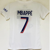 Jersey París 2023 Psg Tercero Blanco Kylian Mbappe Niño