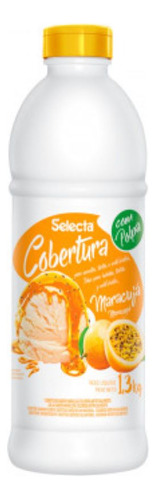 Cobertura Sorvete Maracujá C/ Polpa 1,3 Kg Selecta