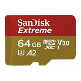 Tarjeta Micro Sd 64gb Sandisk Extreme 100mb/s 4k 