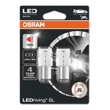 Kit 2 Lampara Led Osram P21/5w Rojo Posicion Stop