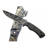 Cuchillo Tactico Nf5632 Camo Urbano Vaina Reforz Acu Digital