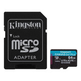 Memoria Microsd Kingston Canvas Go Plus 64gb U3 V30 A2 170mb