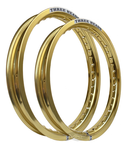 Par Aros Threeheads 21x185 18x215 Tornado Crf Dourado Ouro